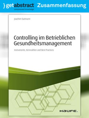 cover image of Controlling im betrieblichen Gesundheitsmanagement (Zusammenfassung)